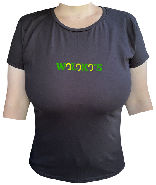 Woloko's Green Energy Short Sleeve Modern Comfortable Work Casual T-Shirt Top